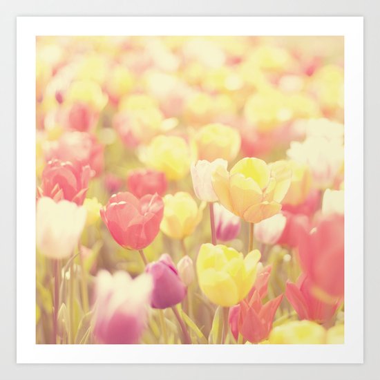 life isn't a tiptoe through the tulips ... Art Print