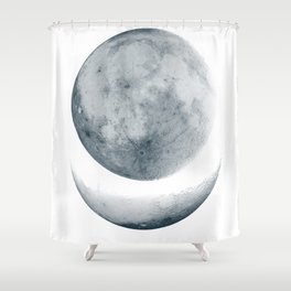 Blue Moon Shower Curtain