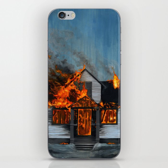 House on Fire iPhone Skin