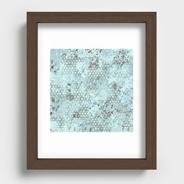 Aqua Odyssey Recessed Framed Print