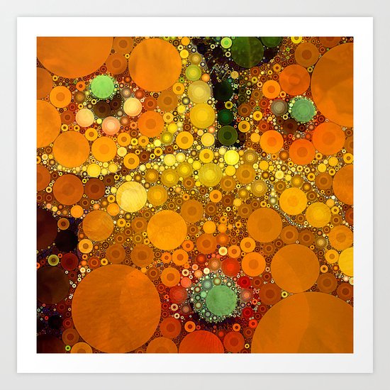 Sunset Poppies Art Print