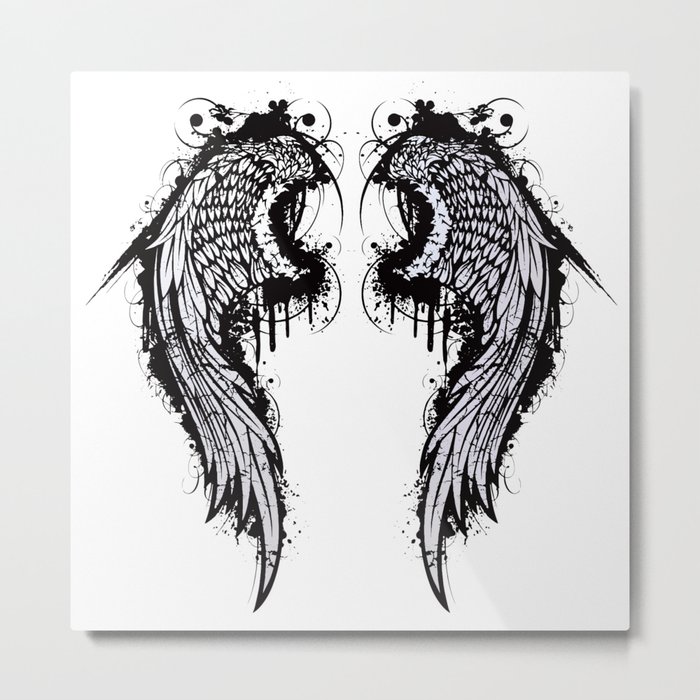 Angel Wings Metal Print