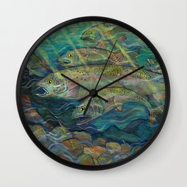 River Run Wall Clock