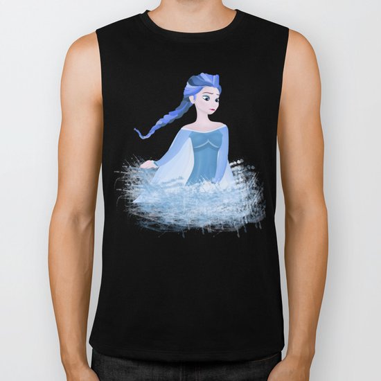 Blue hair Biker Tank