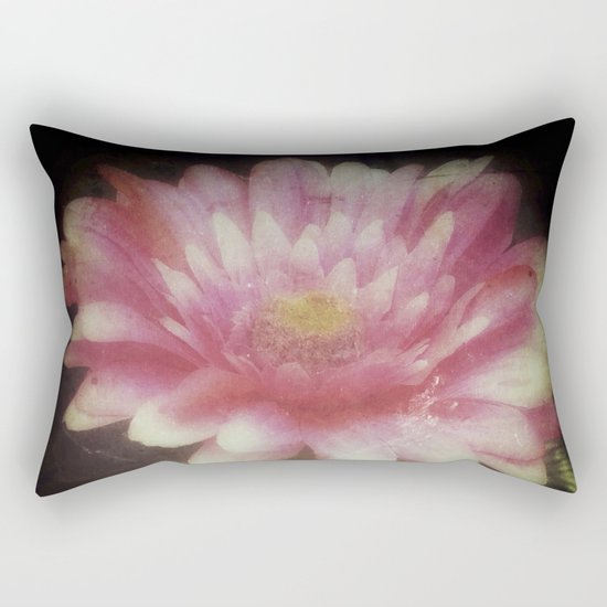 Vintage Dreamy Flower Rectangular Pillow