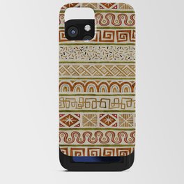 Scribble Doodle Tribal Pattern 02 iPhone Card Case