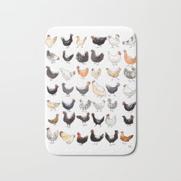 Chicken Bath Mats For Any Bathroom Decor Style Society6