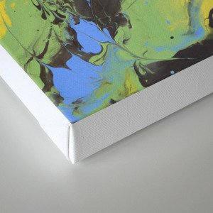 Original Acrylic Painting Poured Painting Abstract Acrylic Flow