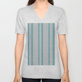 Mediterranean Stripes V Neck T Shirt