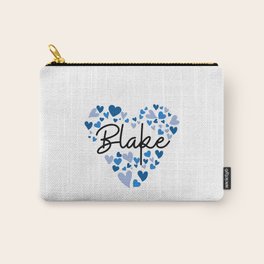 Blake, blue hearts Carry-All Pouch