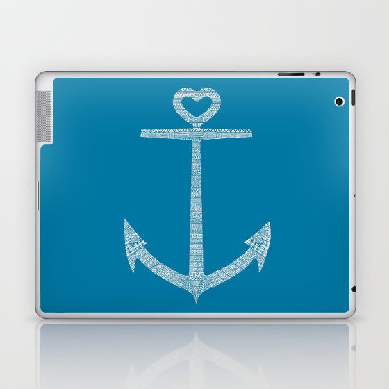 Love is the anchor Laptop & iPad Skin