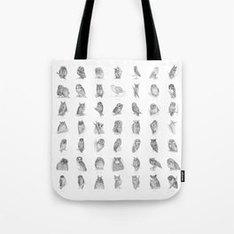 "50 Shades of Owls" collection Tote Bag