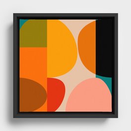 Bauhaus, geometric abstraction 4 Framed Canvas