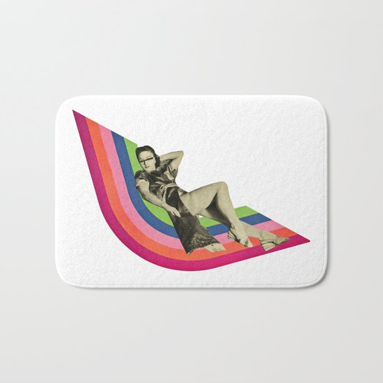 Ride the Rainbow Bath Mat