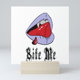 Vampire Lips - Lavender Mini Art Print