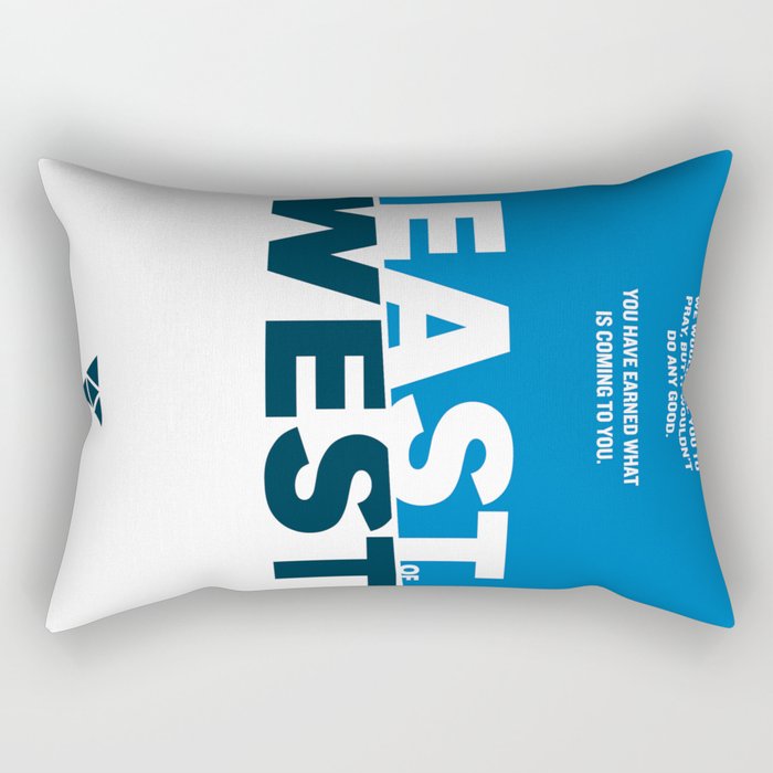 East of West Rectangular Pillow