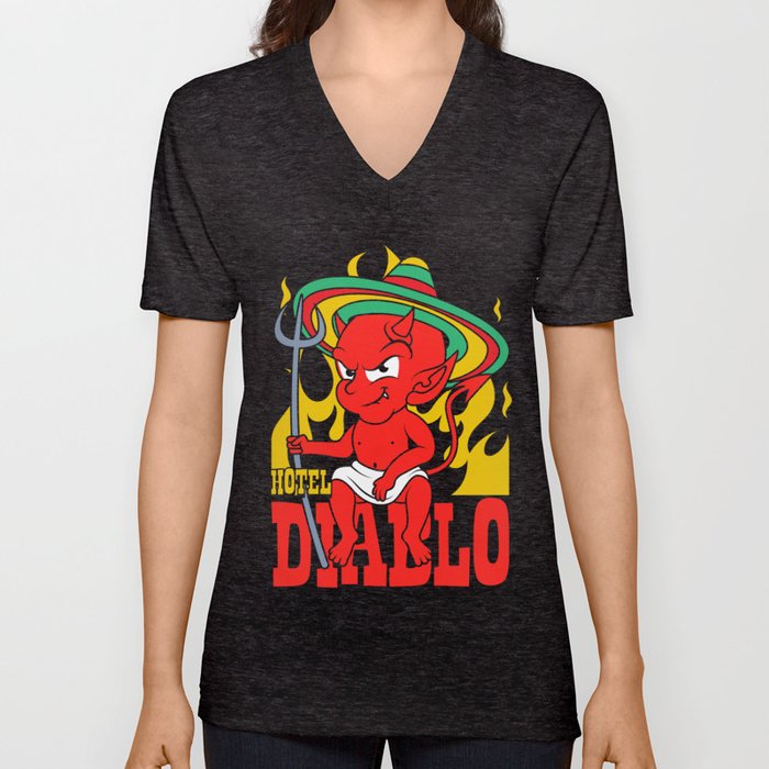 Hotel Diablo V Neck T Shirt