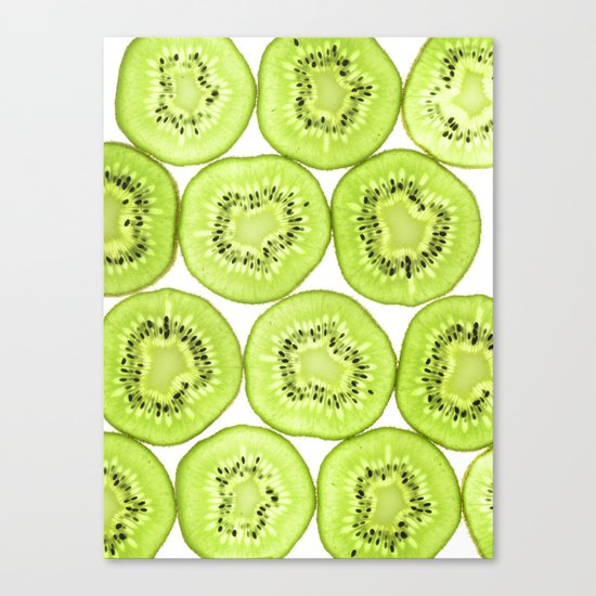 Kiwi Pattern Canvas Print