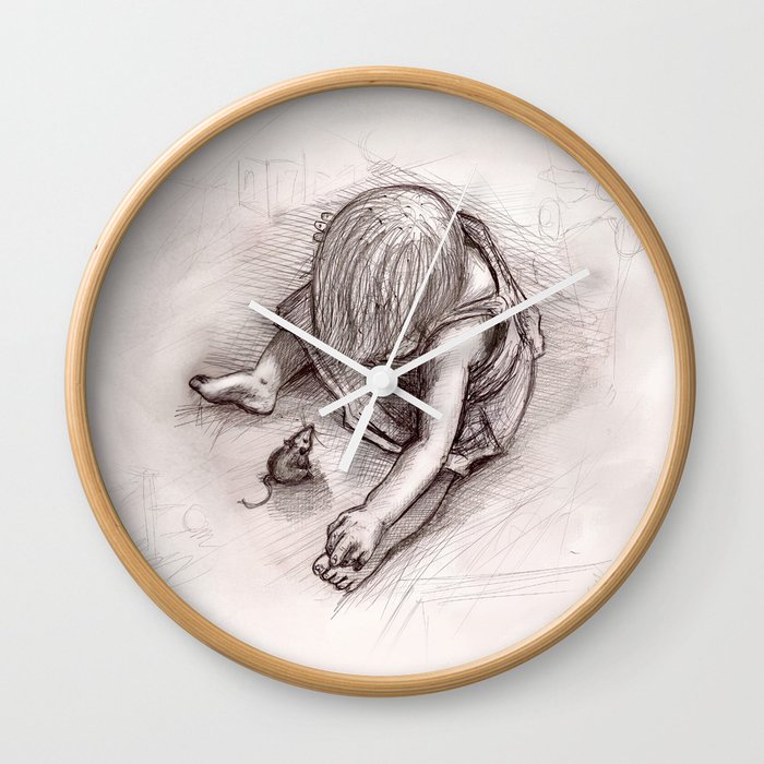 Ruby and the Rat Wall Clock