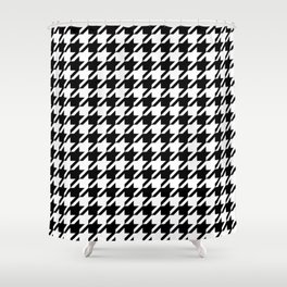 Black and white Alabama pattern university of alabama crimson tide college Shower Curtain