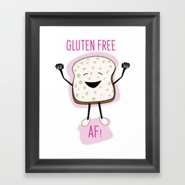 Gluten-Free Bread AF Framed Art Print