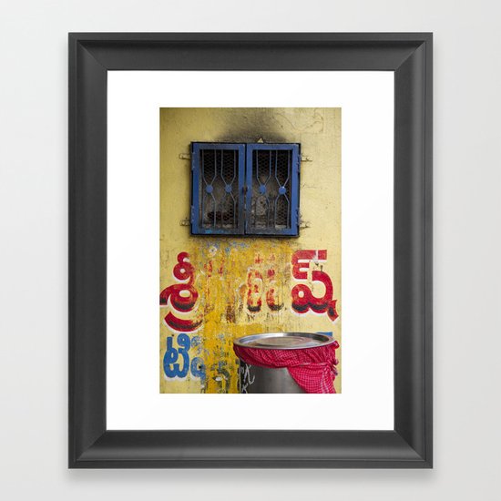 India Framed Art Print