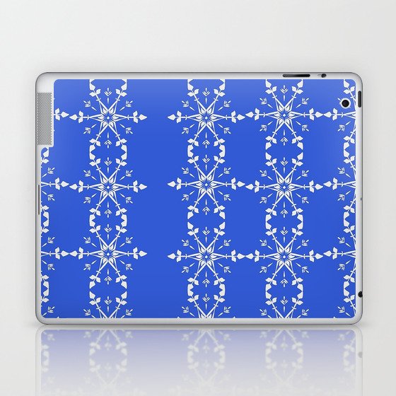 Snowflakes Pattern 2 Laptop & iPad Skin