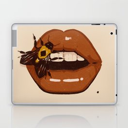 Lips and Bee Laptop Skin