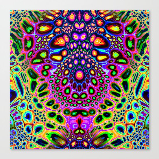 Abstract Spectral Symmetry Canvas Print