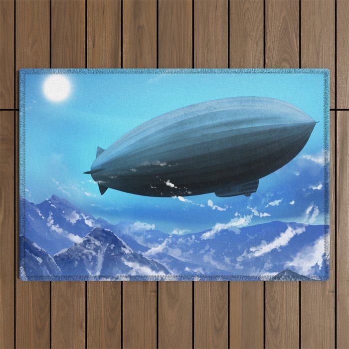 Rigid airship Outdoor Rug