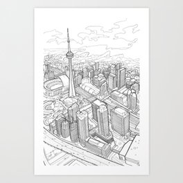 Toronto 2/3 Art Print