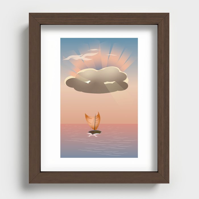 After The Storm Recessed Framed Print