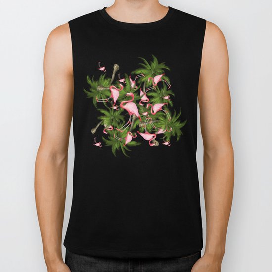 Palm tree Biker Tank