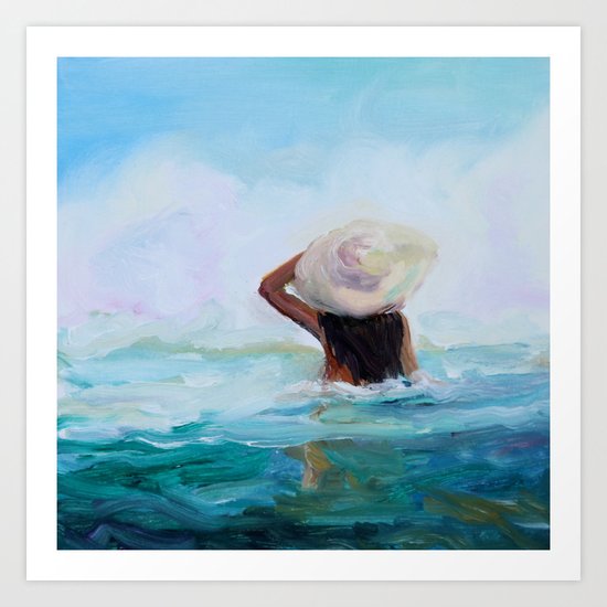 Private Beach Art Print