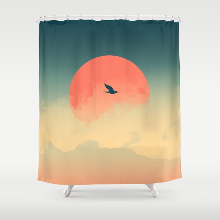 Lonesome Traveler Shower Curtain