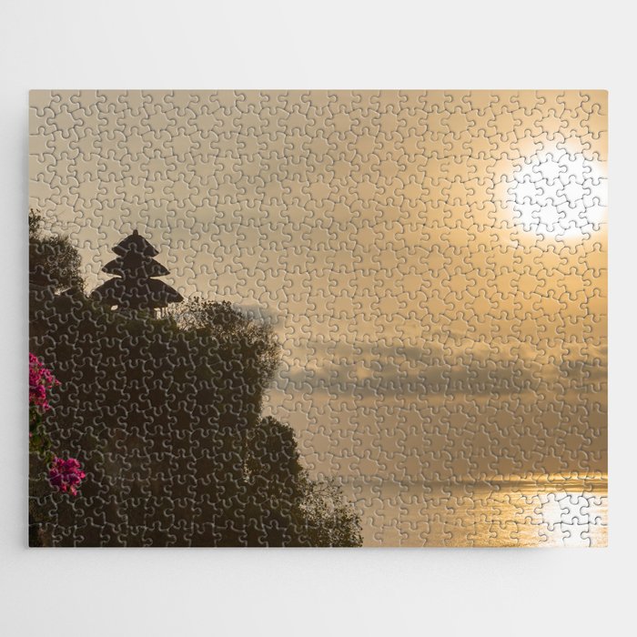 Uluwatu Temple At Sunset  Jigsaw Puzzle