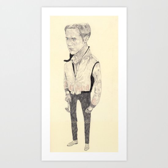 Ryan Gosling Art Print