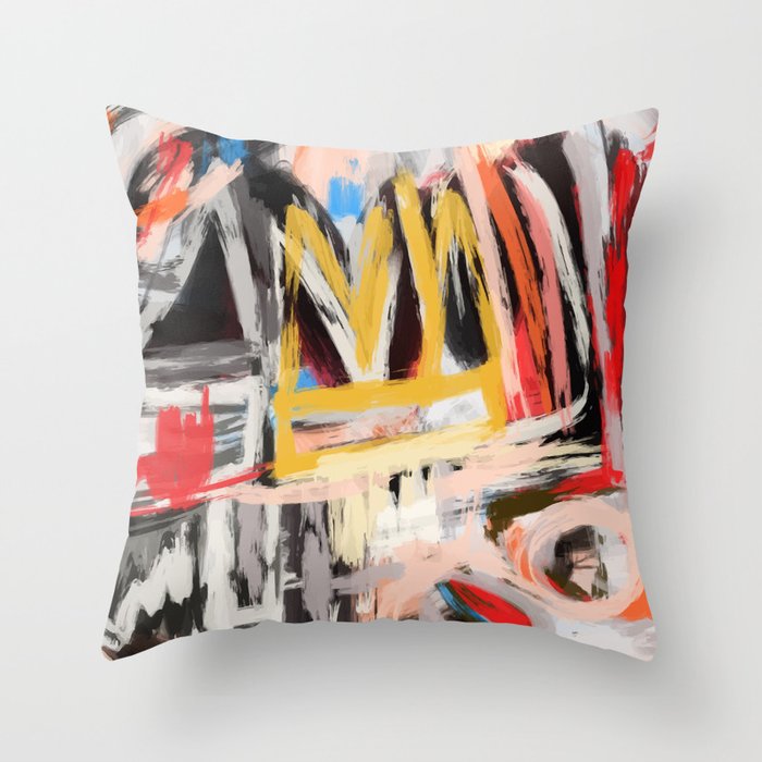 The king was there Throw Pillow