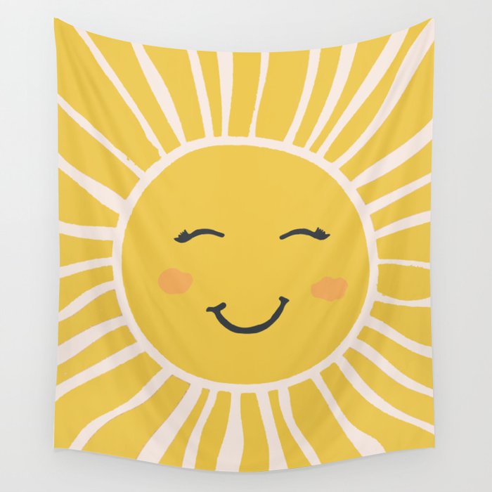 My Lady Sunshine Wall Tapestry