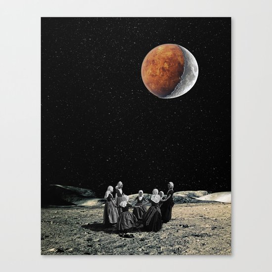 Celebration of the new Moon Canvas Print