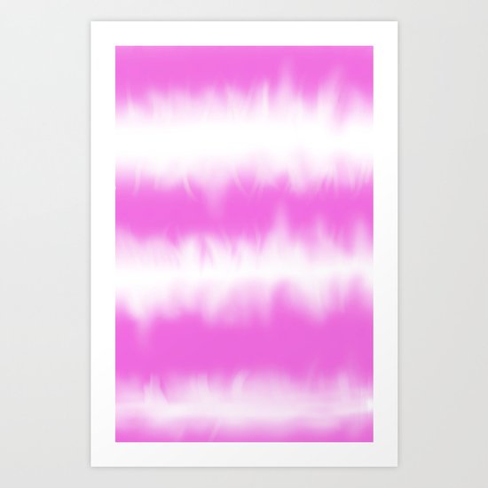Pink Tie Dye Art Print