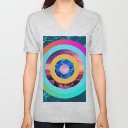 Sun Salutations Collage  V Neck T Shirt