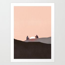You and me alone Art Print