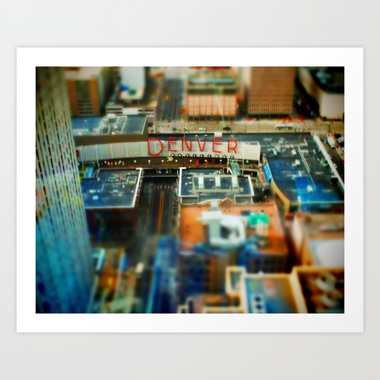 Denver Pavilions Art Print