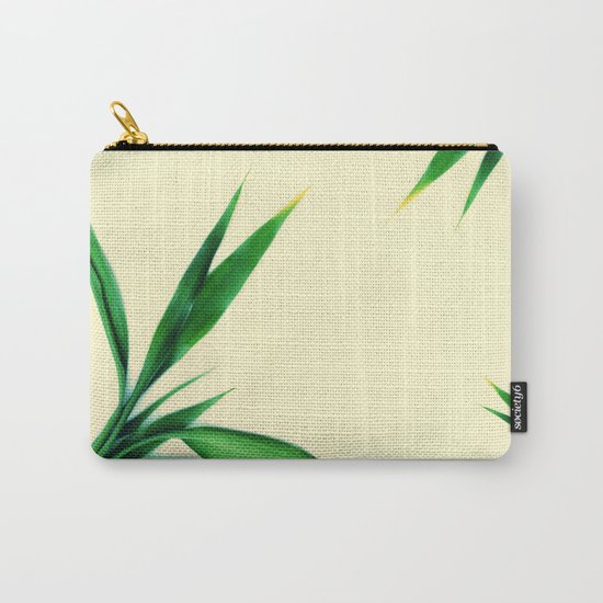 Bamboo leaves #1 #decor #art #society6 Carry-All Pouch