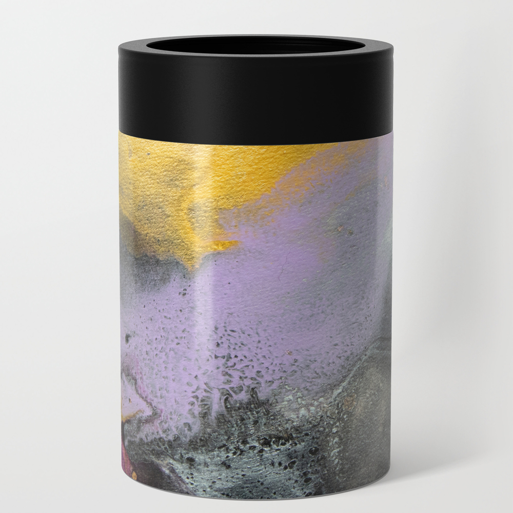 Abstract Acrylic Painting 1 Can Cooler by solvglas