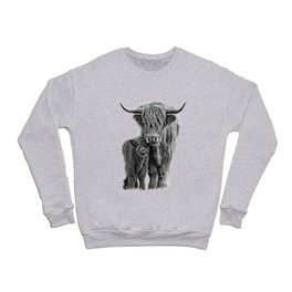 Highland Cow and The Baby Crewneck Sweatshirt