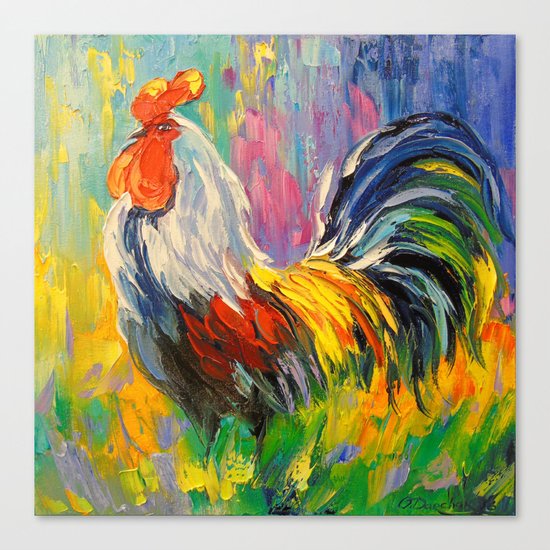 Rooster Canvas Print