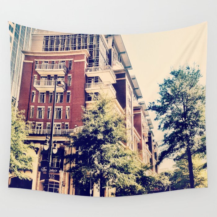 Downtown Charlotte, NC Wall Tapestry