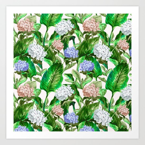 Tropical Garden Art Print